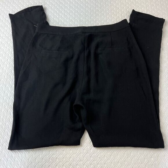 Brand New Soaked in Luxury Womens Size 36 Work Office Black Ankle Pants Trousers - Picture 3 of 15